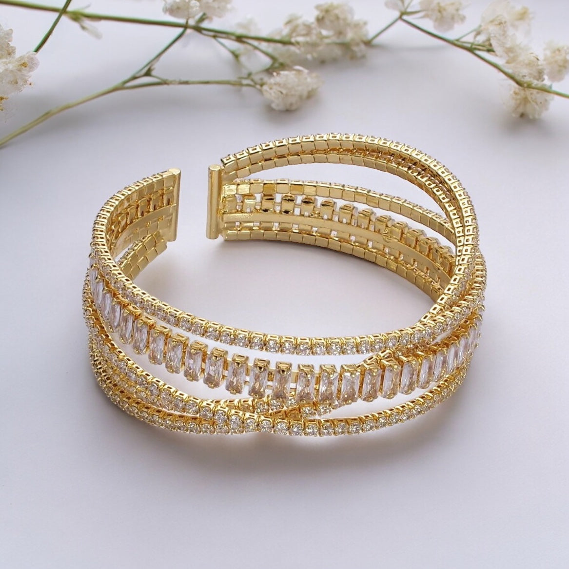 Ginevera Bracelet Cuff-Lydieannejewelry