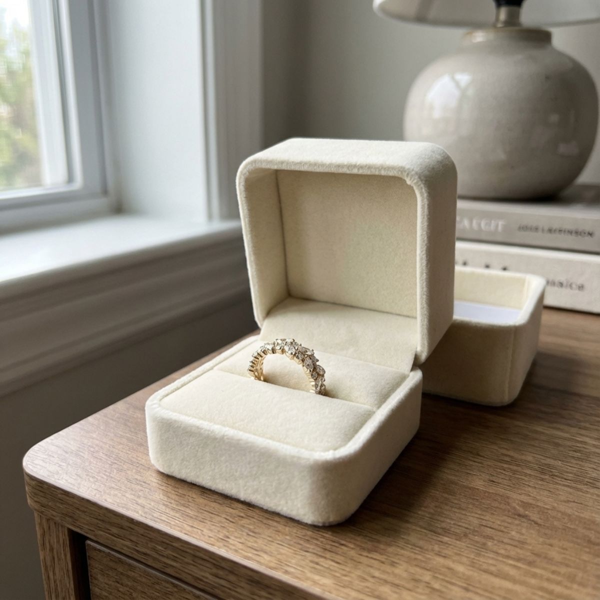 Vintage Bright Golden Ring