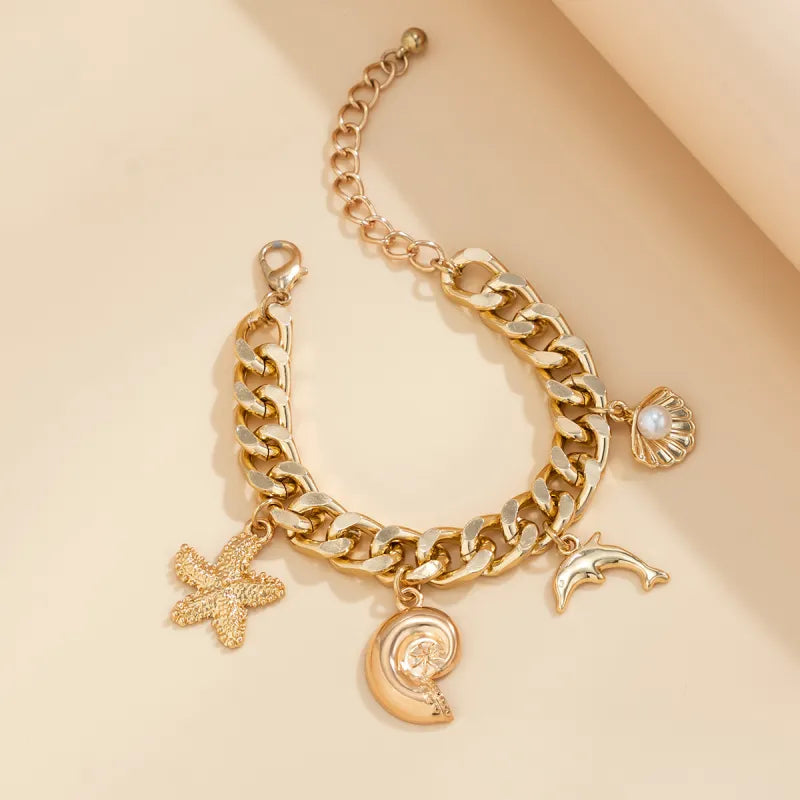 Bohemian Conch & Starfish Jewelry Set