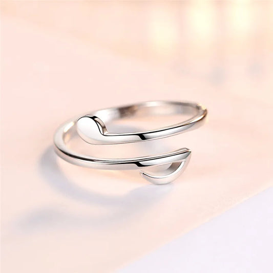 Elegant Adjustable Music Note Ring