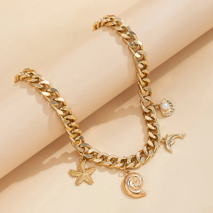 Bohemian Conch & Starfish Jewelry Set