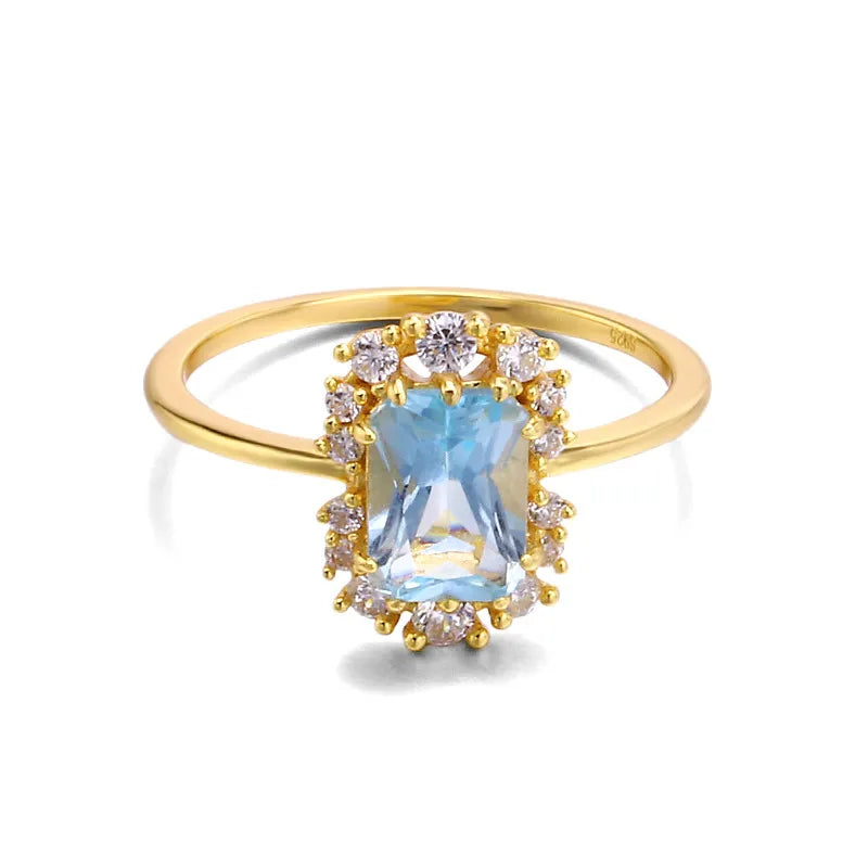 Dazzling Zircon Ring