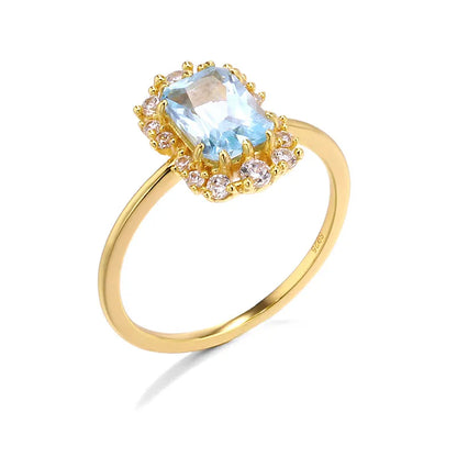 Dazzling Zircon Ring