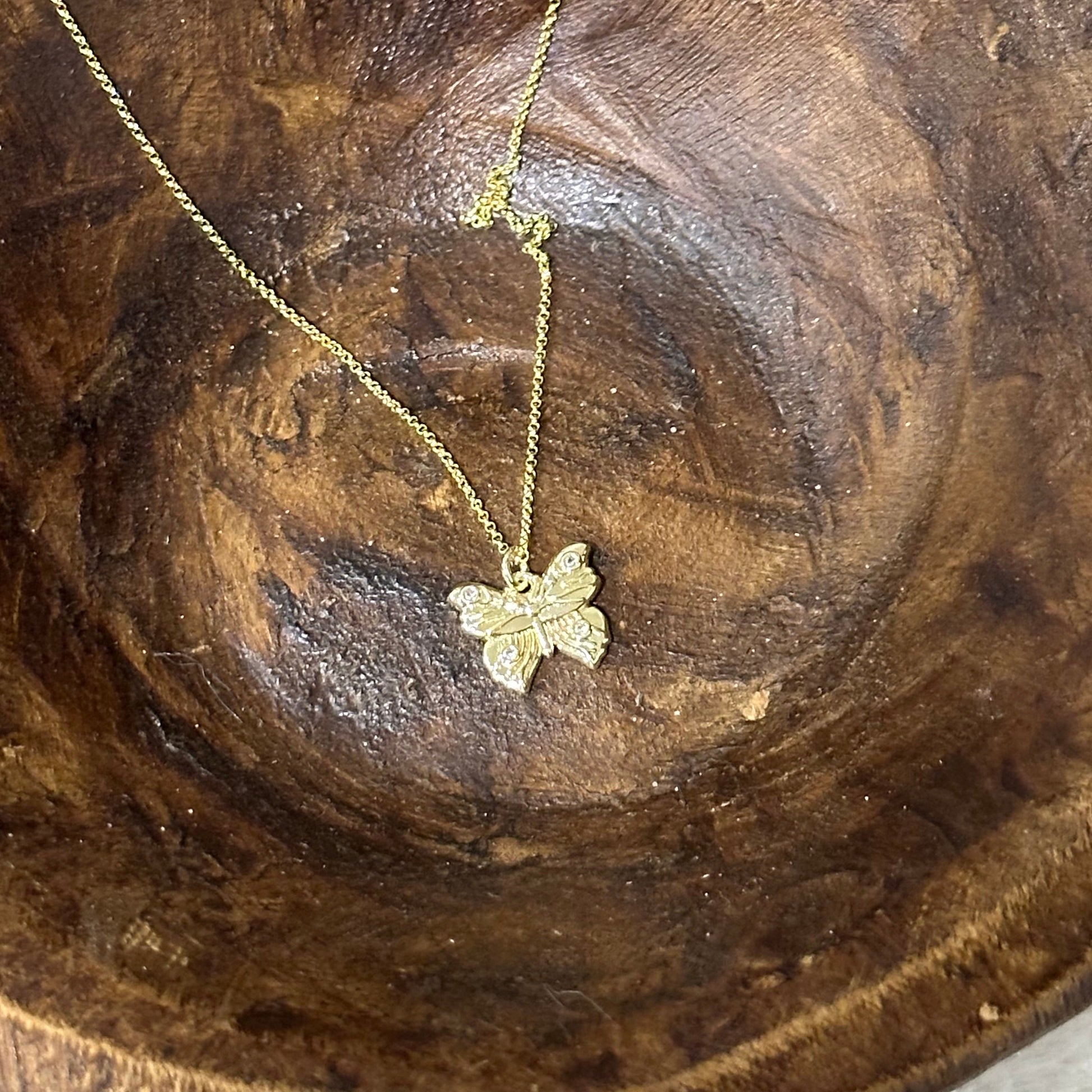 Farfalla Butterfly Necklace-Lydieannejewelry