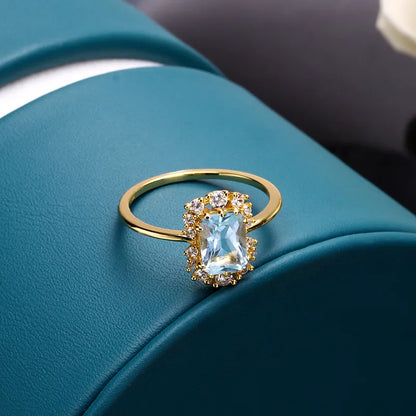 Dazzling Zircon Ring