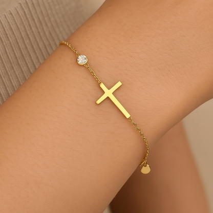 Spiritual Charm Gold Bracelet-Lydieannejewelry