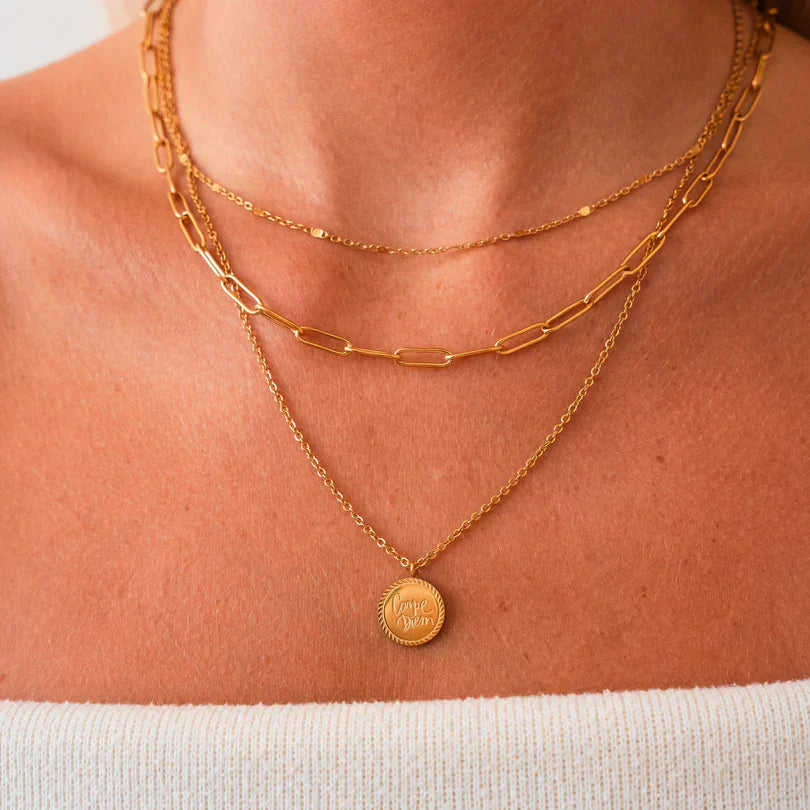 Golden Geya Necklace-Lydieannejewelry