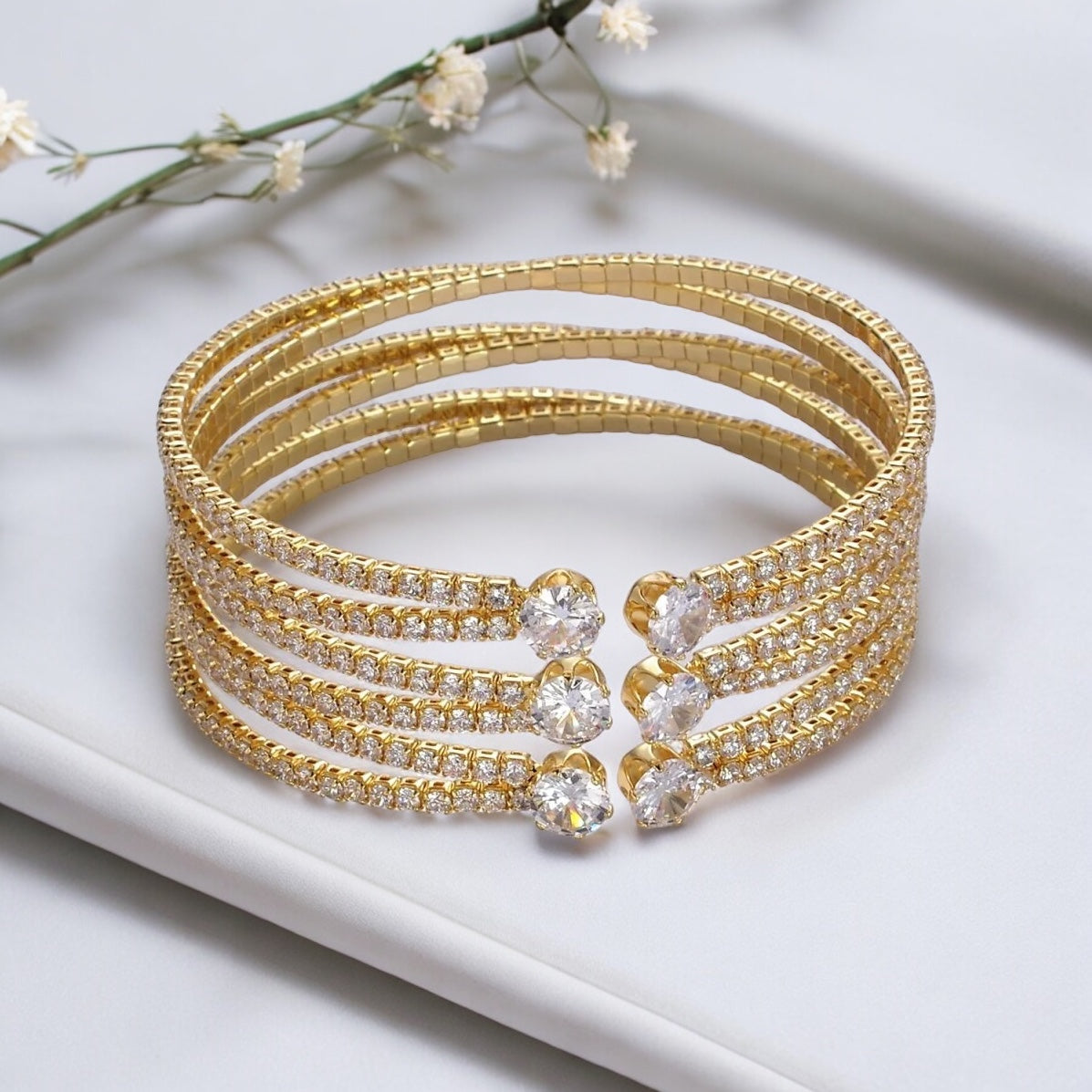 Cecilia Bracelet Cuff-Lydieannejewelry