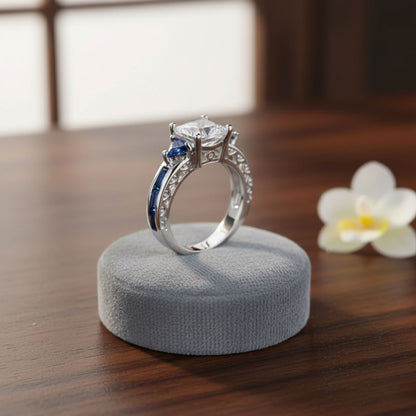 Premium Sparkling Zircon Ring