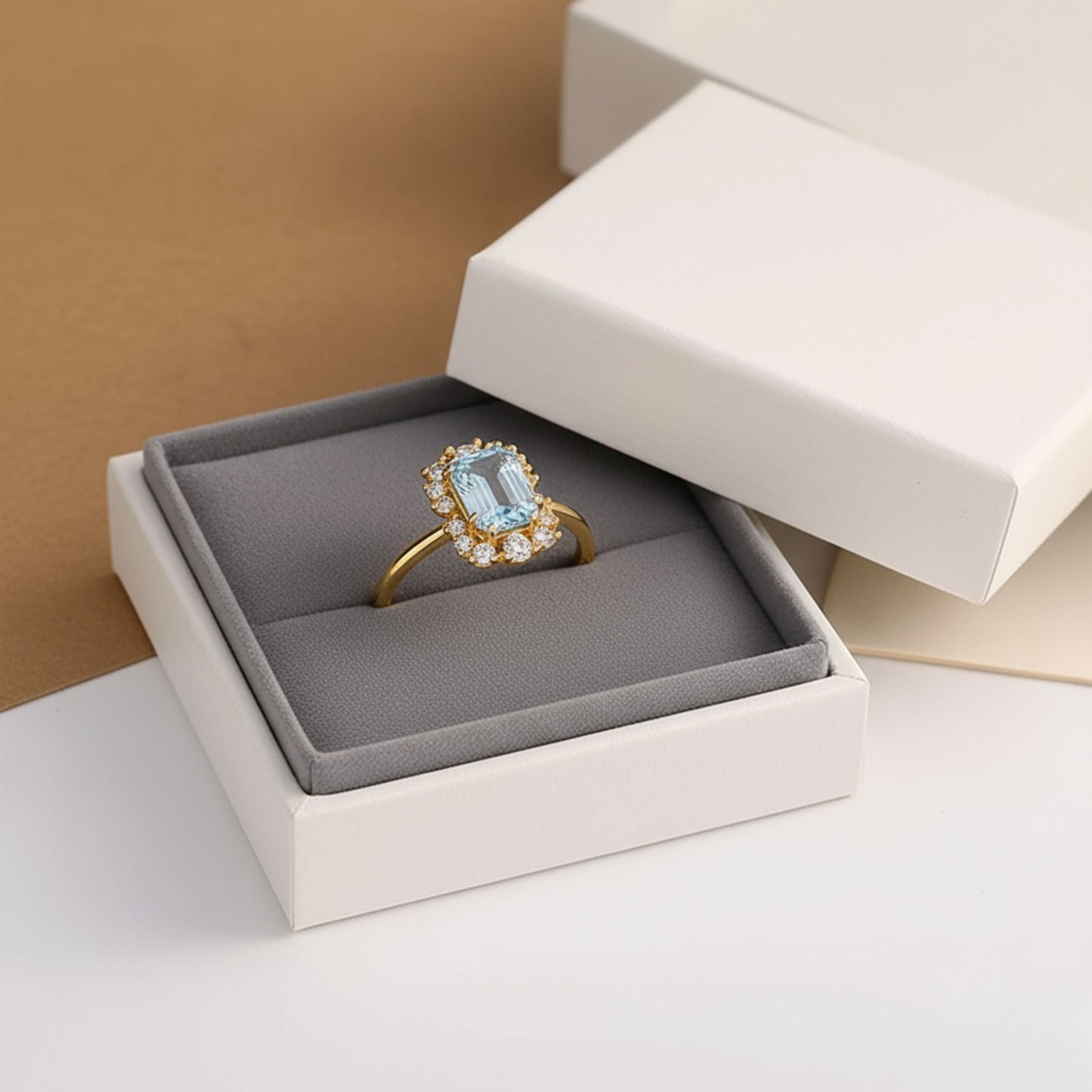 Dazzling Zircon Ring