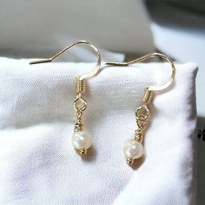 Greta Freshwater Pearl Earrings-Lydieannejewelry