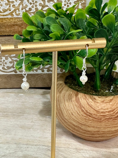 Greta Freshwater Pearl Earrings-Lydieannejewelry