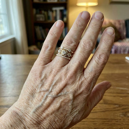 Vintage Elegant Ring Set