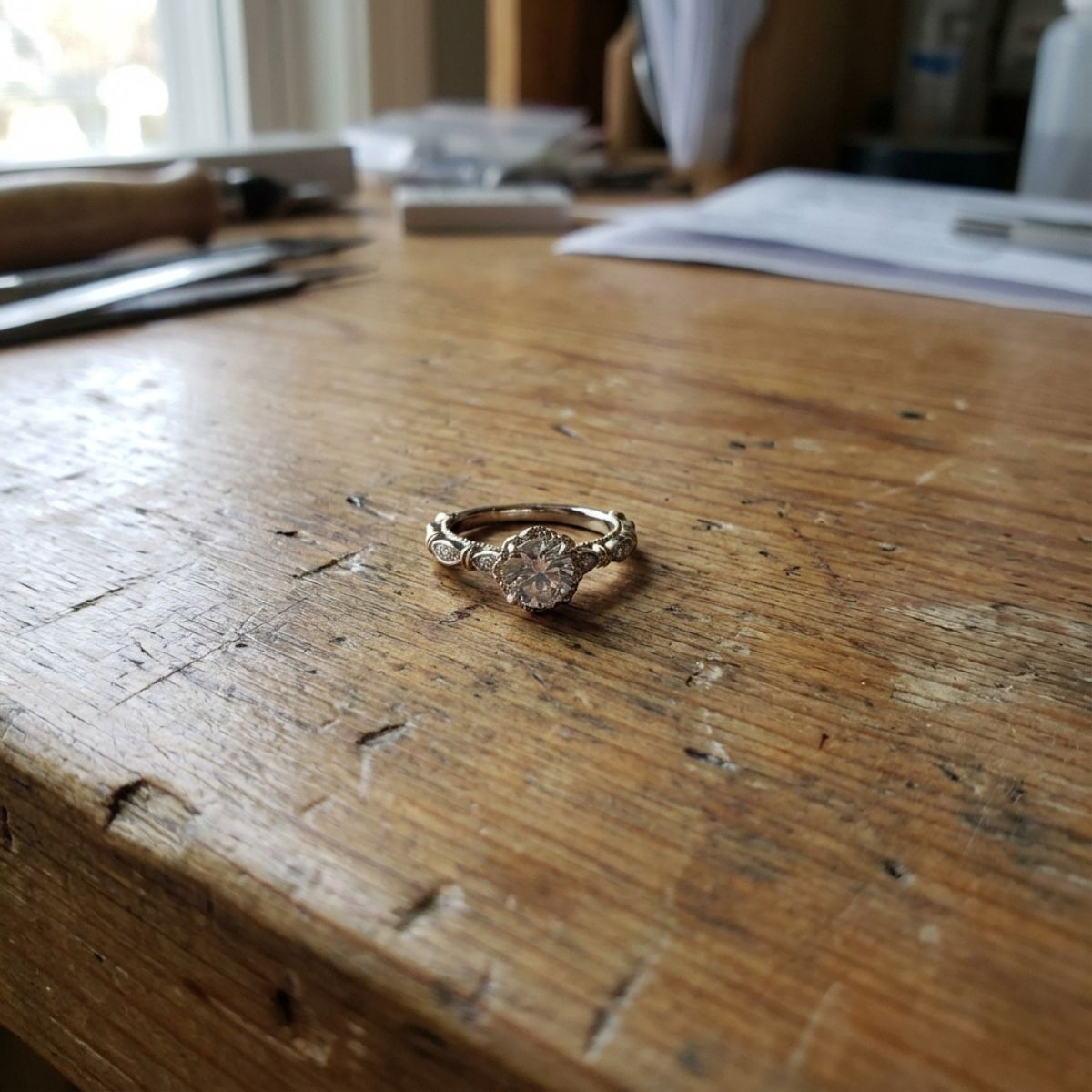 Vintage Zirconia Timeless Ring