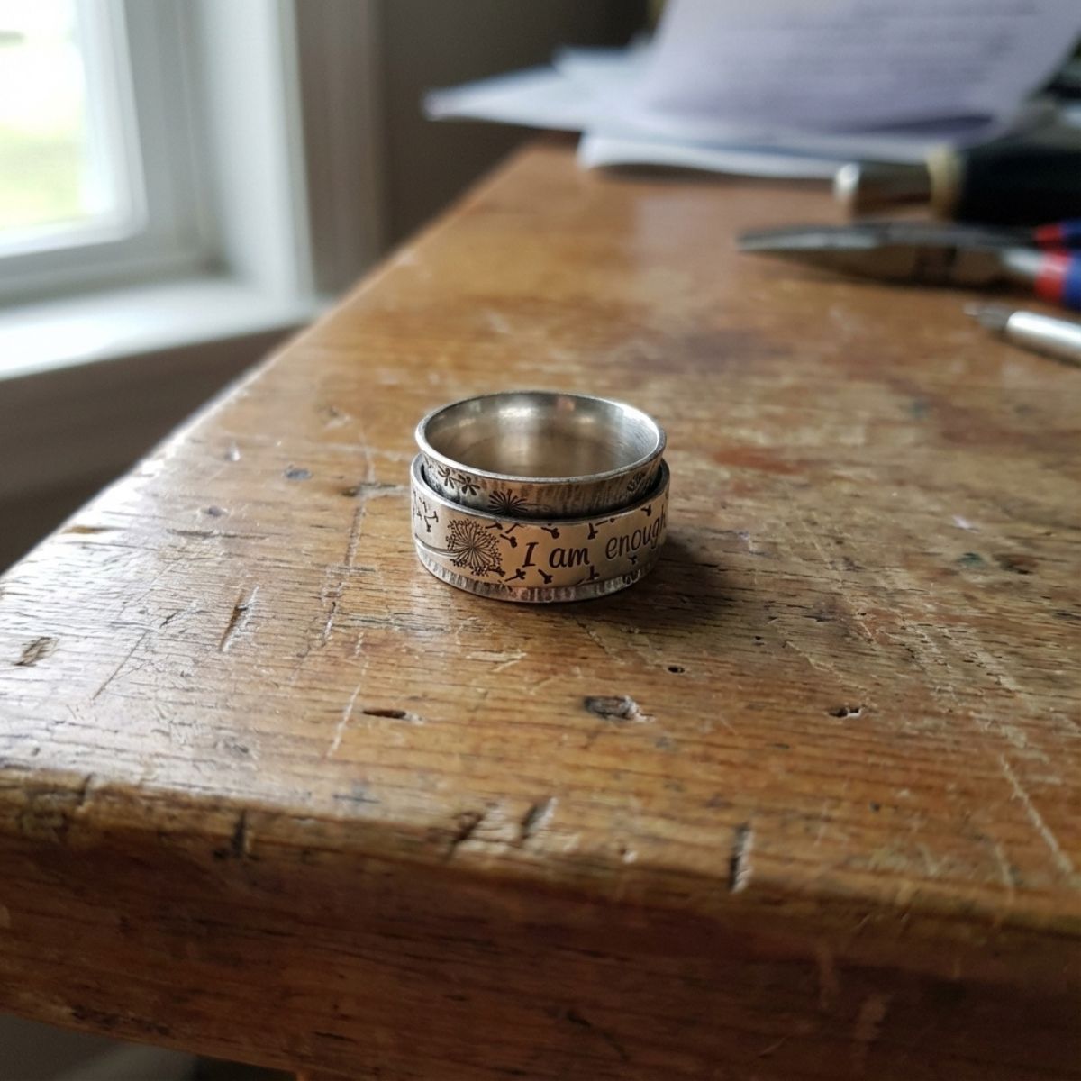 Meditation Dandelion Ring