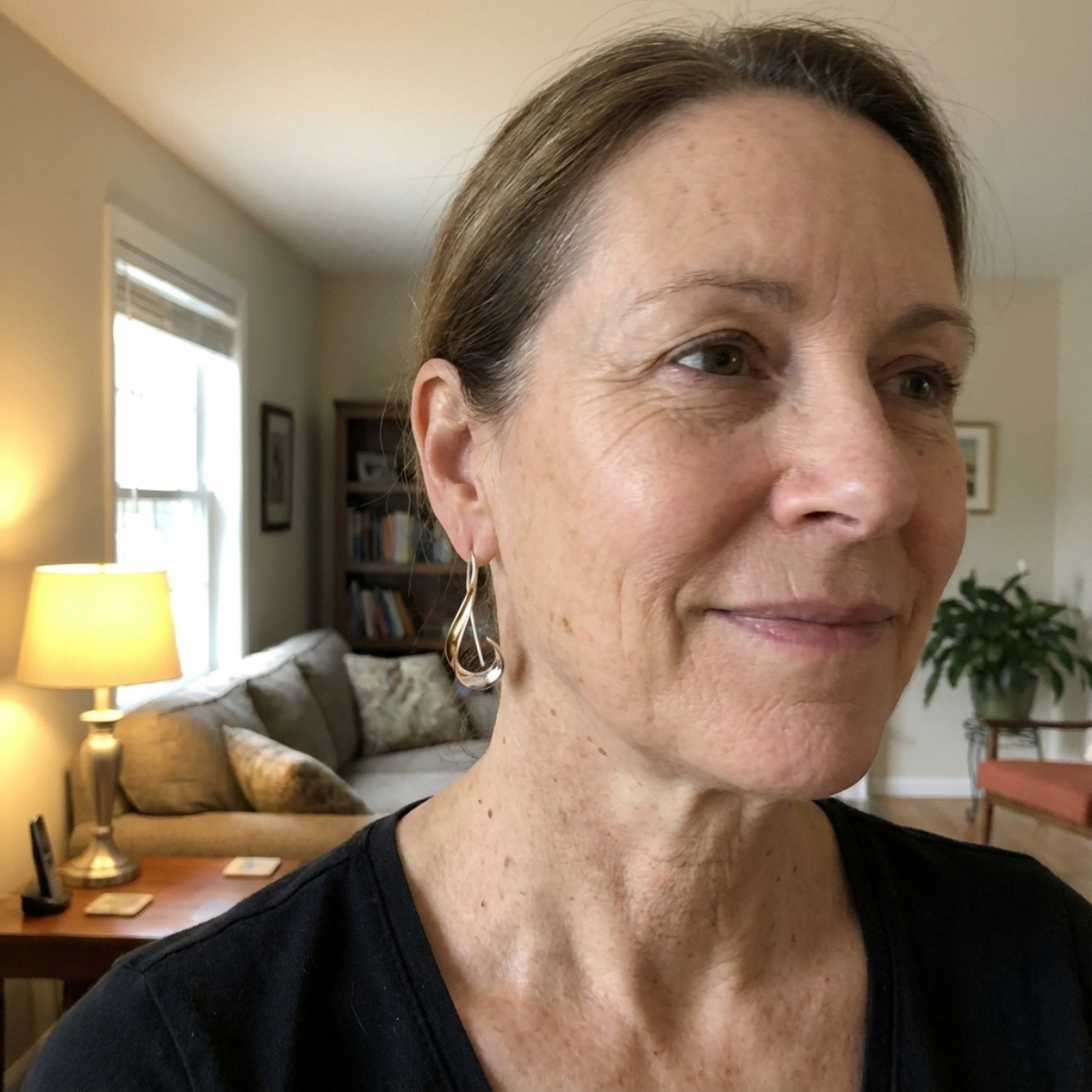 Vintage Dangling Golden Earrings