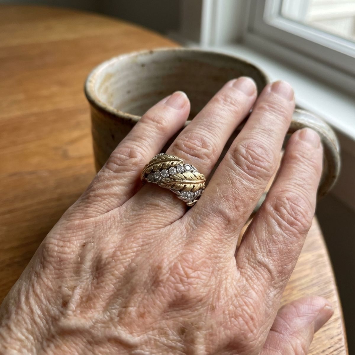 Vintage Gold & Diamond Ring