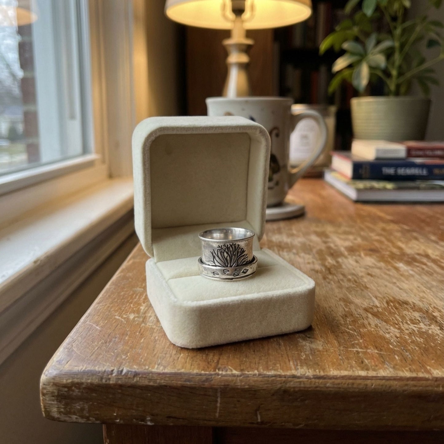 Tree of Life Spinner Meditation Ring