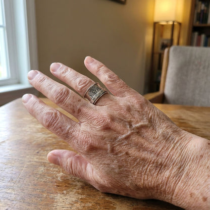 Tree of Life Spinner Meditation Ring