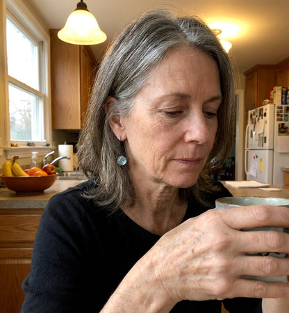 Vintage Ocean Crystal Earrings