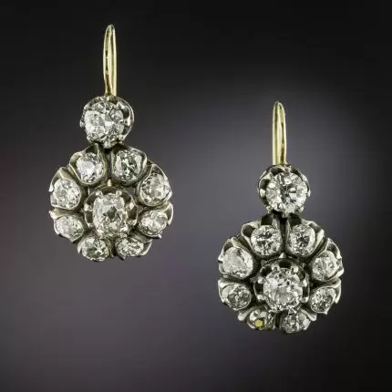 Vintage Zirconia Mandala Earrings-Lydieannejewelry