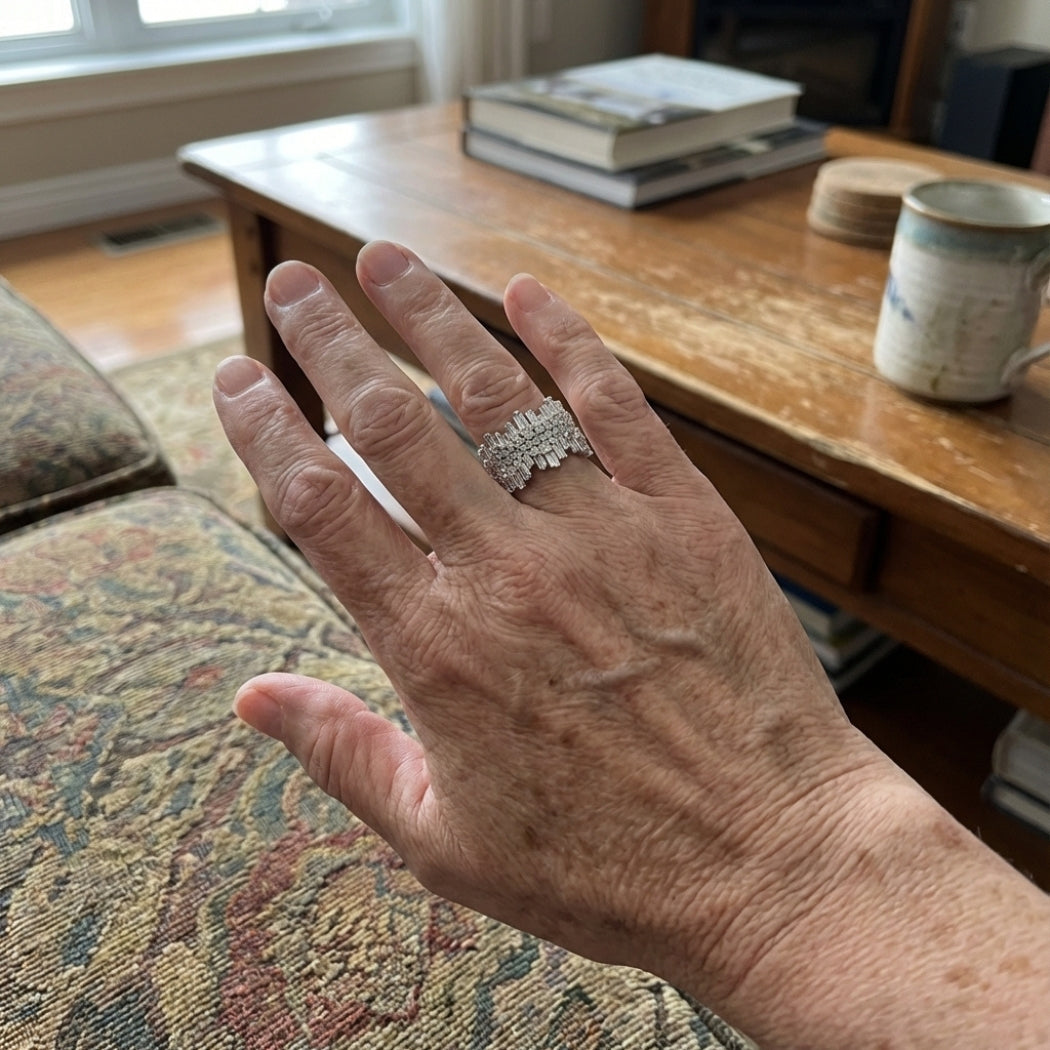 Vintage Silvers Bright Ring