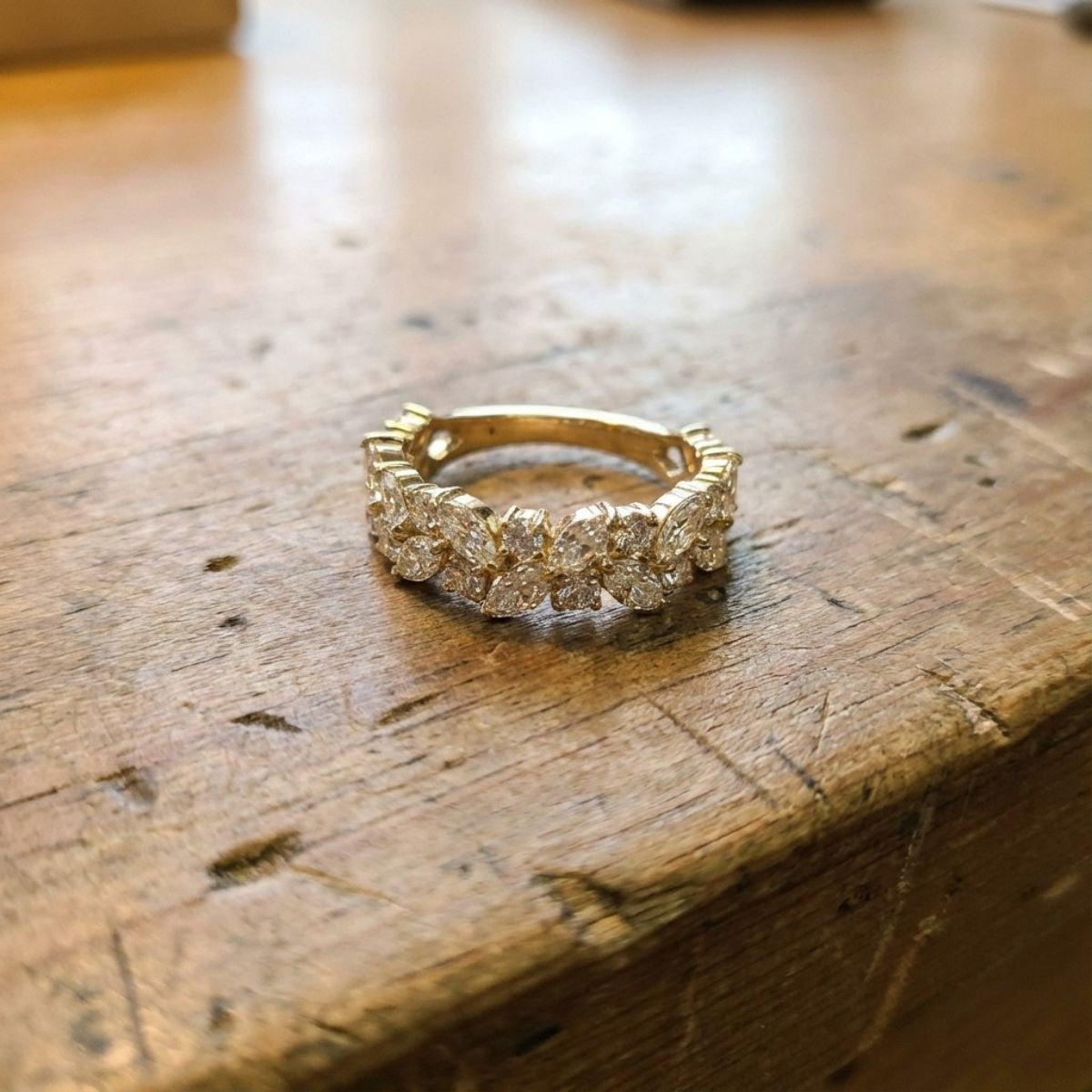 Vintage Bright Golden Ring